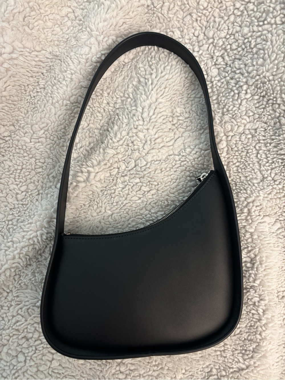 The Row Black half moon Shoulder Bag - Picture 3 of 7
